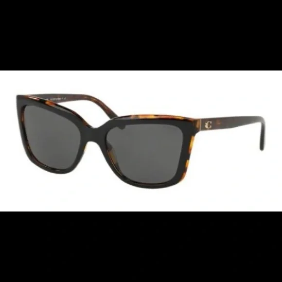 NWT. Coach Tortoise square sunglasses - Picture 4 of 5